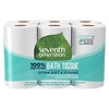 Seventh Generation Recycled Bath Tissue, 12 Big Rolls Toilet Paper