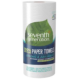 Seventh Generation Recycled Paper Towels, Jumbo Roll, 1 roll