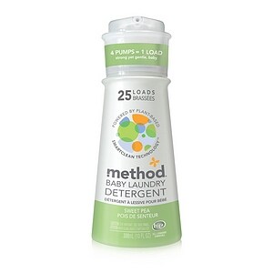 method baby Laundry Detergent, 25 Loads, Sweet Pea