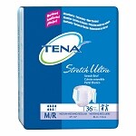 Tena Serenity Stretch Ultra Briefs, Medium/Regular