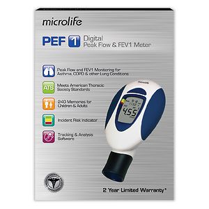 Microlife Digital Peak Flow & FEV1 Meter