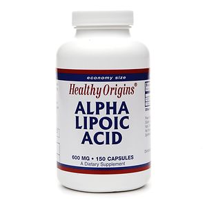 Healthy Origins Alpha Lipoic Acid, 600mg, Capsules