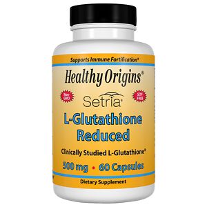 Healthy Origins Setria L-Glutathione Reduced, 500mg, Capsules