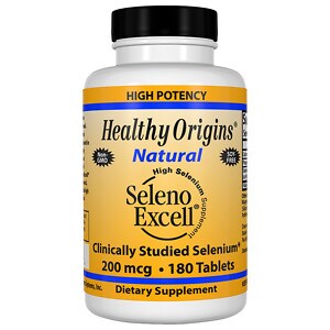 Healthy Origins Seleno Excell, 200mcg, Tablets