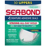 Sea-Bond Denture Adhesive Wafers, Uppers, Fresh Mint