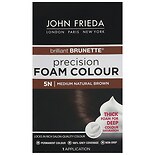 John Frieda Precision Foam Color Permanent Hair Colour Brilliant Brunette (Medium Natural Brown)