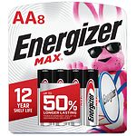 Energizer Max Alkaline Batteries, AA
