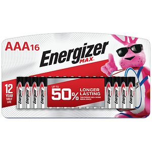 Energizer Max Alkaline Batteries, AAA