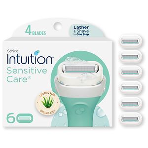 Schick Intuition Naturals Sensitive Care Razor Cartridges