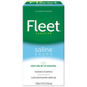  Fleet Saline Enema Laxative 4 Pack 