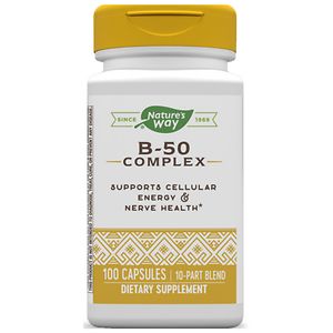 Nature's Way Vitamin B Complex, 500mg, Capsules