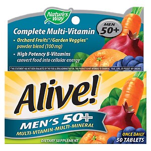 Nature's Way Alive! Once Daily Men's 50+ High Potency Multivitamin