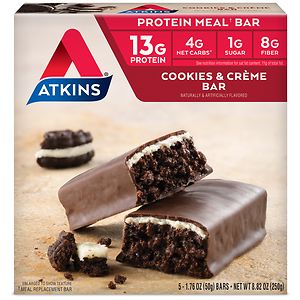 Atkins Advantage Meal Bars, 5, Cookies n' Creme