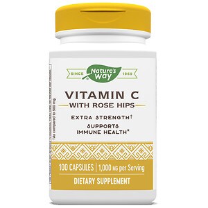 Nature's Way Vitamin C-1000 with Rose Hips Capsules image