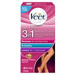 Veet Ready to Use Hair Removal Wax Strips, Legs & Body