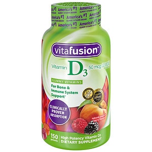 Vitafusion Vitamin D3 2000 IU Gummy Vitamins for Adults Dietary Supplement image