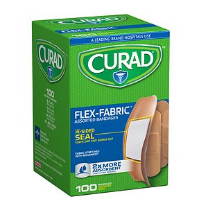 Curad Flex-Fabric Bandages, Assorted
