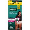 Depend Depend for Women Underwear - Bonus Pack, Maximum Absorbency, Large