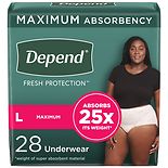 for Women Underwear - Value Pack, Maximum Absorbency, Large wag-for Women Underwear - Value Pack, Maximum Absorbency, Large