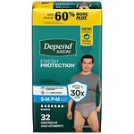Depend for Men Underwear - Bonus Pack, Maximum Absorbency, Small/Medium