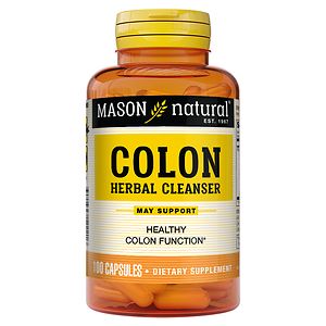 Mason Natural Colon Herbal Cleanser, Capsules