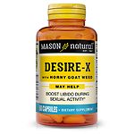 Mason Natural Desire-X, Horny Goat Weed, Capsules