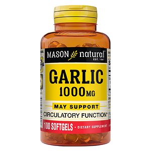 Mason Natural Garlic Oil 1000, Softgels image