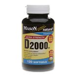Mason Natural Vitamin D3, 2000 IU, Softgels