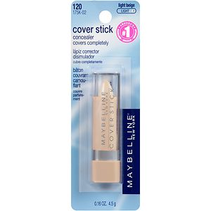 Maybelline Cover Stick Waterproof Concealer, Light Beige Maybelline Cover Stick Waterproof Concealer, Light Beige