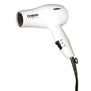Conair 1875 Watt Hair Dryer, White