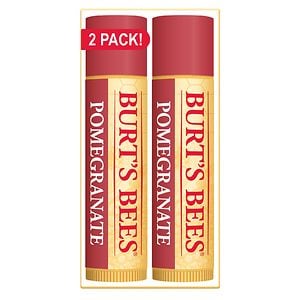  Burt's Bees Replenishing Lip Balm 2 Pack Pomegranate 