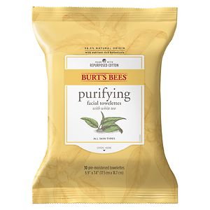 Burt's Bees Facial Cleansing Towelettes with White Tea Extract