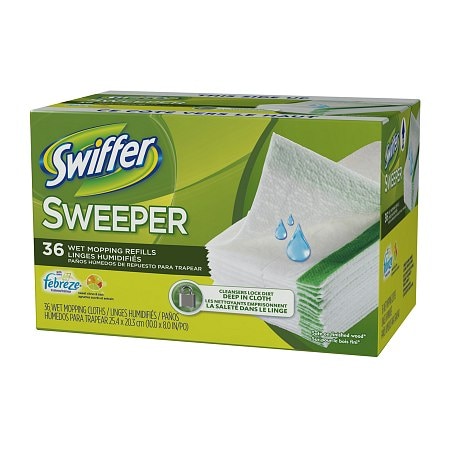 UPC 037000178835 product image for Swiffer Sweeper Wet Mopping Cloths with Febreze Sweet Citrus & Zest | upcitemdb.com