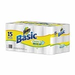Bounty Basic Paper Towels, Regular Rolls