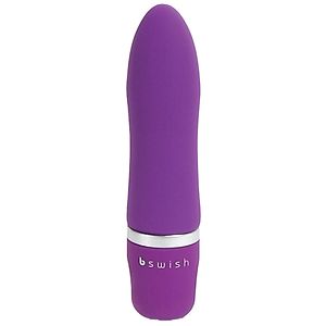 b swish bcute Waterproof Silicone Multi-Speed Massager 3 inch Purple image
