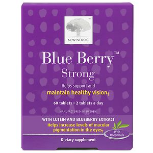 New Nordic Blue Berry Eyebright, Tablets image