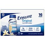 Ensure Nutrition Shake, 8oz Bottles, Homemade Vanilla