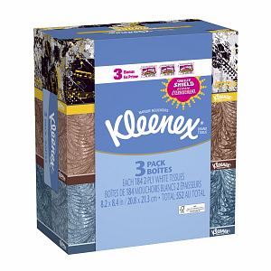 Kleenex Facial Tissue, 3 Pack