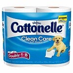 Cottonelle Clean Care with Soft Ripples Bath Tissue Double Rolls