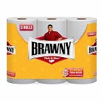 Brawny Paper Towels, Pick a Size, 3 rolls, White