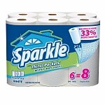 Sparkle with Thirst Pockets Paper Towels, Pick a Size, Big Roll, white