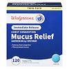 Walgreens Mucus Relief Chest Congestion Immediate-Release Tablets
