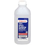 Walgreens Ethyl Rubbing Alcohol 70% First Aid Antiseptic