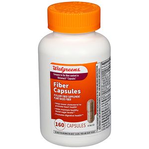 Walgreens Wal-Mucil Fiber Laxative/Supplement Capsules