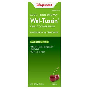Walgreens Wal-Tussin Chest Congestion Liquid for Adults