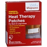 Walgreens Heat Therapy Patches Back Back & Large Areas