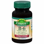 Finest Vitamin B-6 100mg Tablets