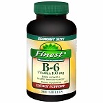 Finest Vitamin B-6 100mg Tablets