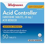 Walgreens Acid Controller Tablets Maximum Strength
