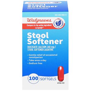  Walgreens Stool Softener Softgels 